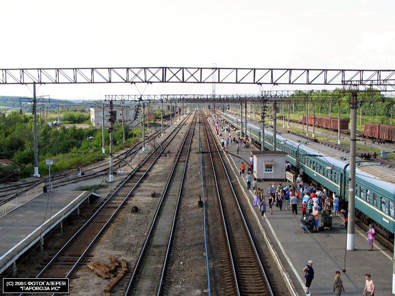 Станция Узуново. Вид на Москву.