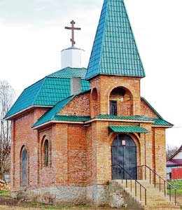 Церковь в селе Крутое.